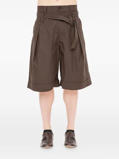 Tabih belted shorts by JOE CHIA