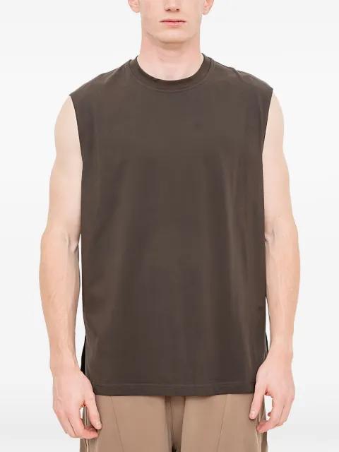 boxy sleeveless T-shirt by JOE CHIA
