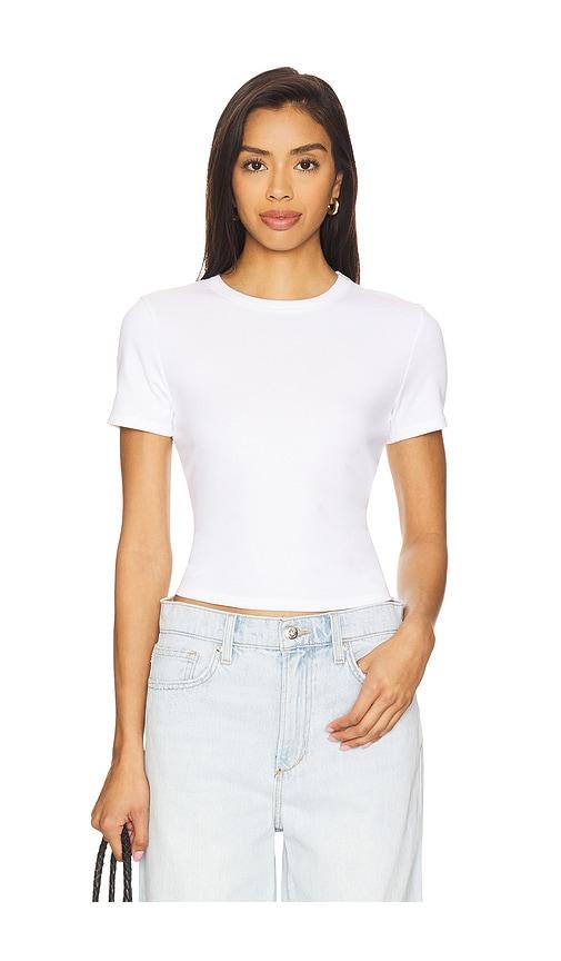 Joe's Jeans Baby Tee in White by JOE'S JEANS