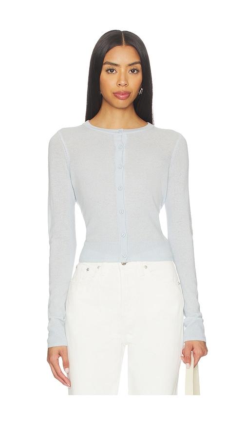 Joe's Jeans The Dani Cashmere Cardigan in Baby Blue by JOE'S JEANS
