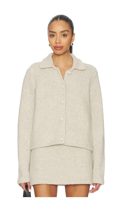Joe's Jeans The Lennon Sweater Jacket in Beige by JOE'S JEANS