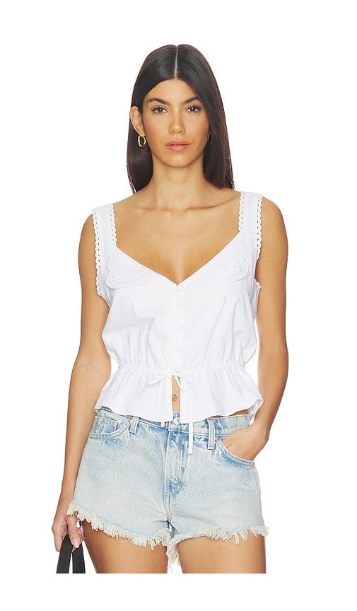 Joe's Jeans The Margot Top in White by JOE'S JEANS