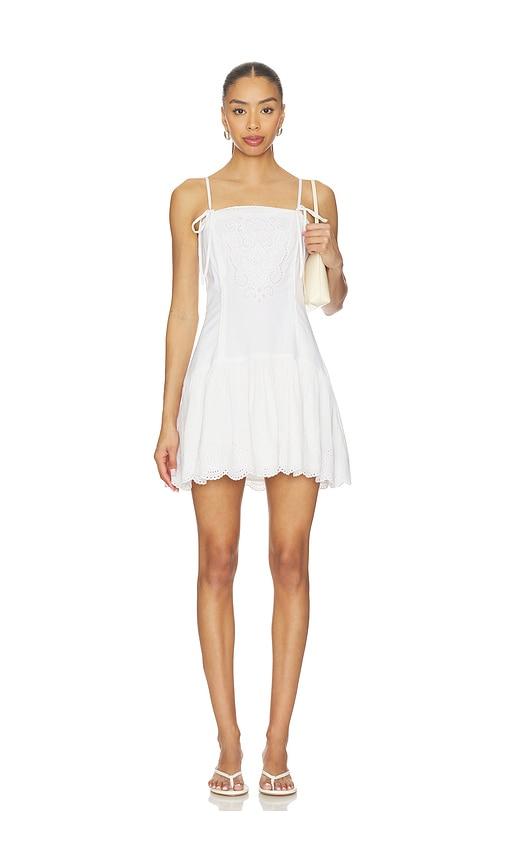 Joe's Jeans X WeWoreWhat The Destynee Mini Dress in White by JOE'S JEANS