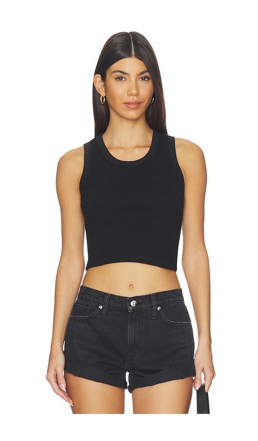 Joe's Jeans X WeWoreWhat The Ranch Tank Top in Black by JOE'S JEANS