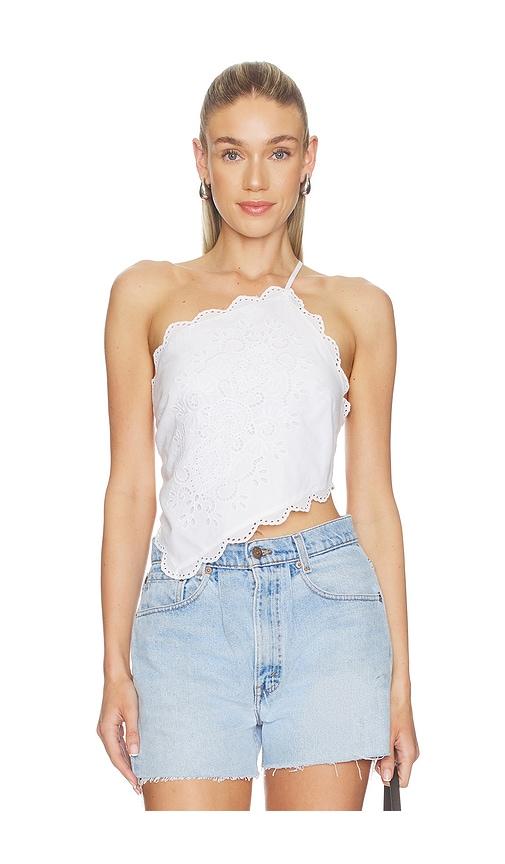 Joe's Jeans X WeWoreWhat The Tina Top in White by JOE'S JEANS