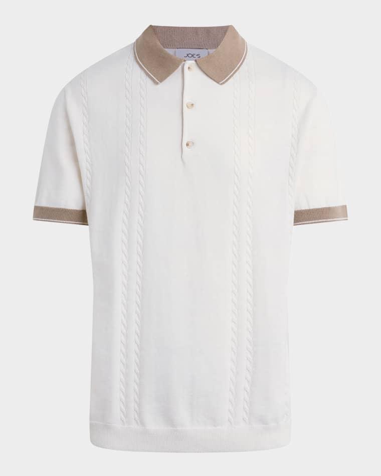 Men's Tennis Short-Sleeve Polo Shirt by JOE'S JEANS