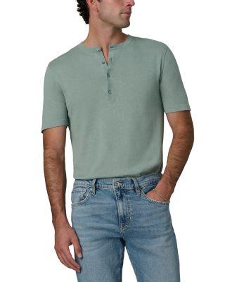 Short Sleeve Linen & Cotton Henley by JOE'S JEANS