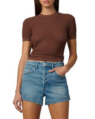 The Crochet Baby Tee by JOE'S JEANS