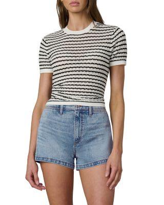 The Crochet Baby Tee by JOE'S JEANS