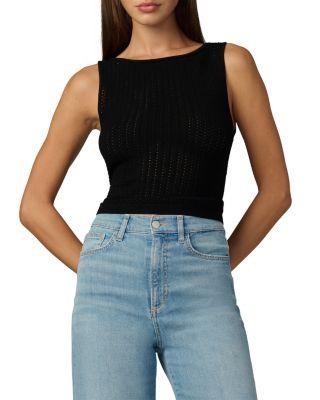 The Crochet Boatneck Tank by JOE'S JEANS