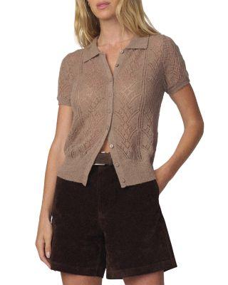 The Davey Short Sleeve Cardigan Top by JOE'S JEANS