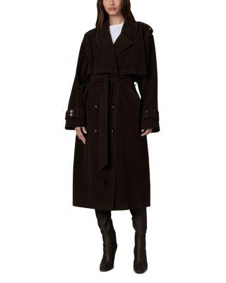 The Elizabeth Faux Suede Trench Coat by JOE'S JEANS