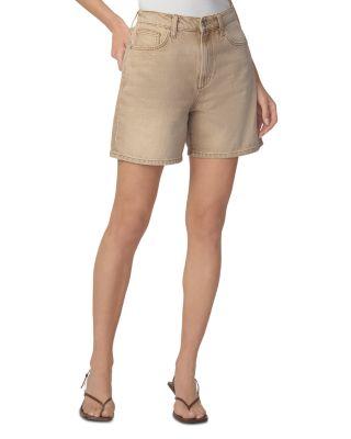 The Harlowe High Rise Jean Shorts in Washed Tan by JOE'S JEANS