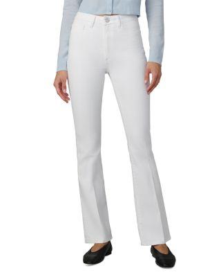 The Hi Honey High Rise Bootcut Curvy Jeans in White by JOE'S JEANS