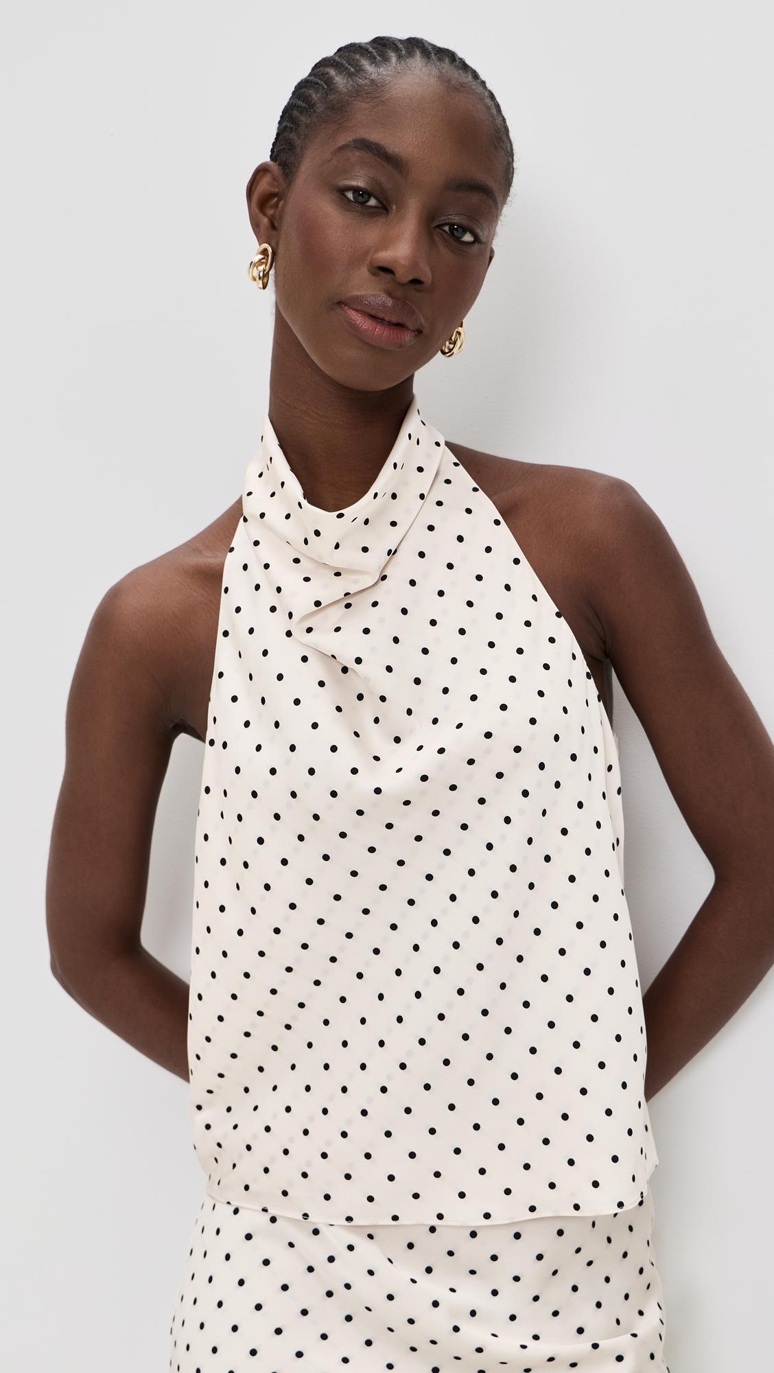 The Ines Draped Halter Top by JOE'S JEANS