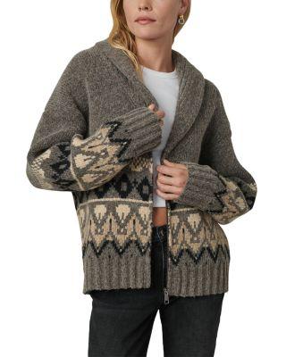 The Inga V Neck Fair Isle Cardigan Sweater by JOE'S JEANS The Inga V Neck Fair Isle Cardigan Sweater by JOE'S JEANS