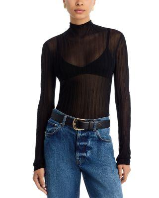 The Lana Ribbed Turtleneck Top by JOE'S JEANS The Lana Ribbed Turtleneck Top by JOE'S JEANS