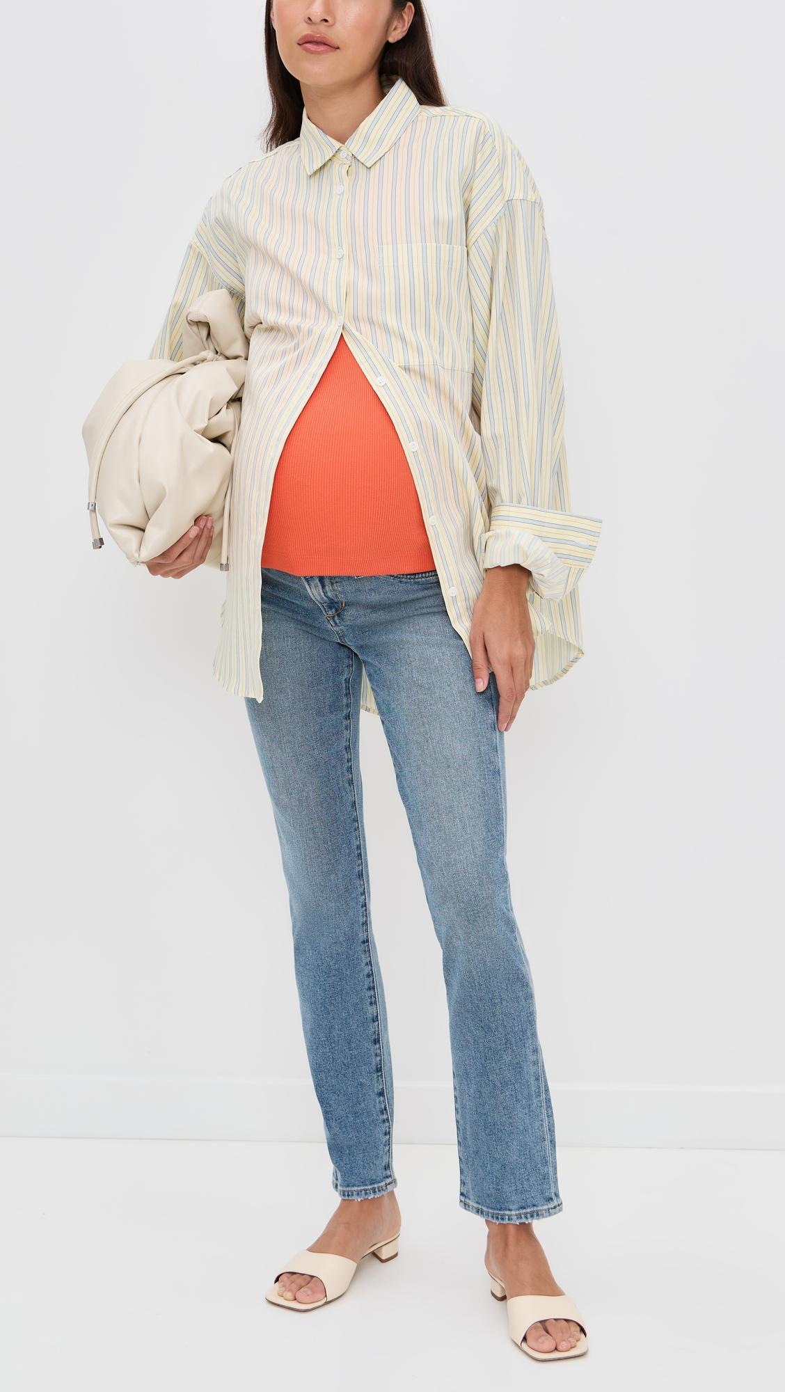 The Lara Straight Ankle Maternity Jeans by JOE'S JEANS
