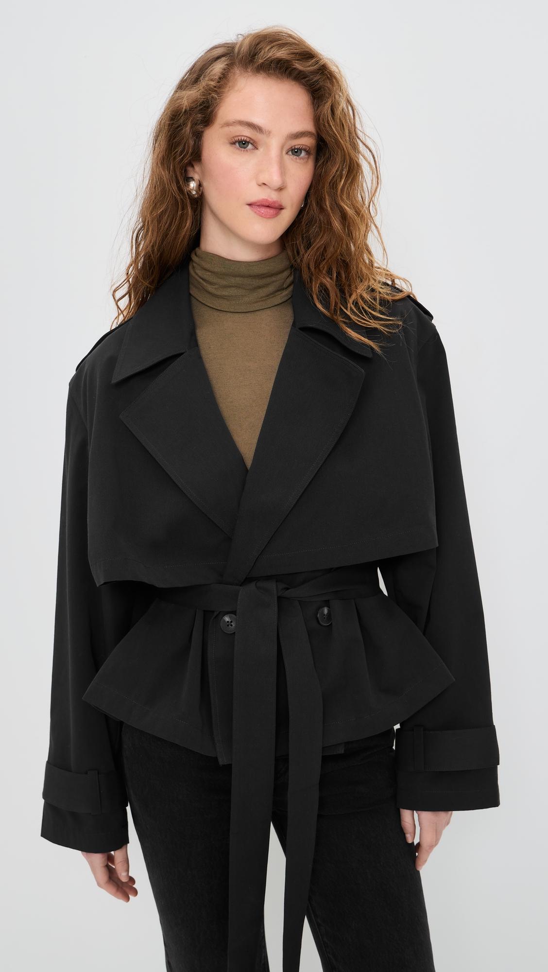 The Liz Cropped Trench Coat by JOE'S JEANS