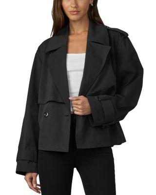 The Liz Cropped Trench Coat by JOE'S JEANS