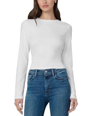 The Long Sleeve Baby Tee by JOE'S JEANS
