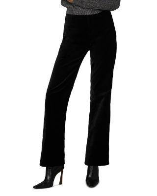 The Margot High Rise Straight Velveteen Jeans in Black by JOE'S JEANS