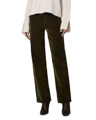 The Margot Straight Flocked Jeans in Olive by JOE'S JEANS