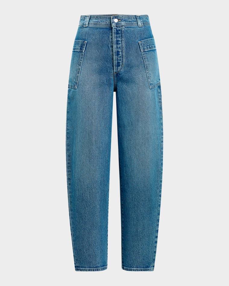 The Phoebe Patch Pocket Barrel-Leg Jeans by JOE'S JEANS