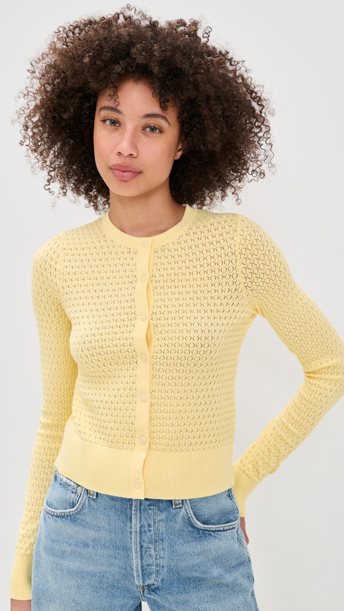 The Pointelle Dani Cardigan by JOE'S JEANS