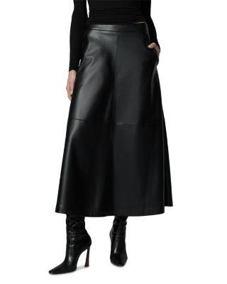 x Dani Michelle The Tavi Faux Leather Maxi Skirt by JOE'S JEANS
