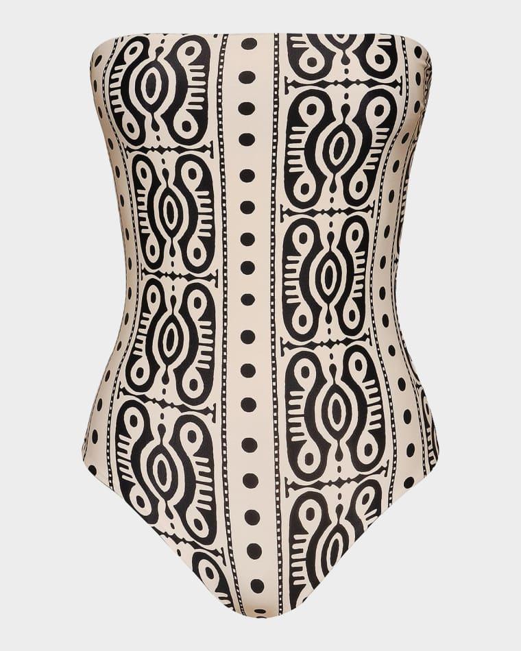Alta Strapless One-Piece Swimsuit by JOHANNA ORTIZ