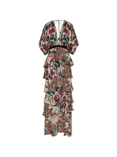 Ancestral floral-pattern maxi dress by JOHANNA ORTIZ