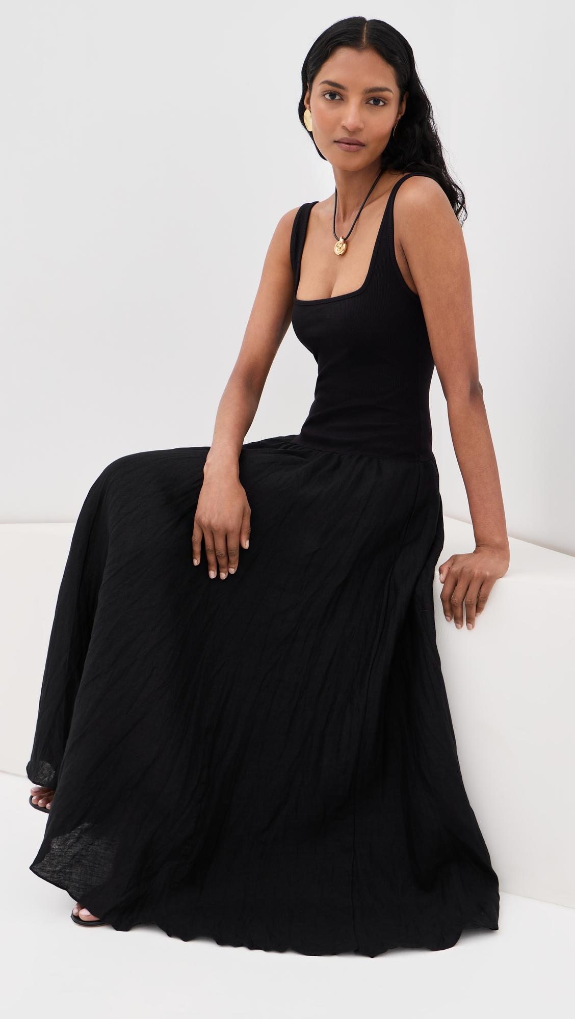 Black Mariner Maxi Dress by JOHANNA ORTIZ