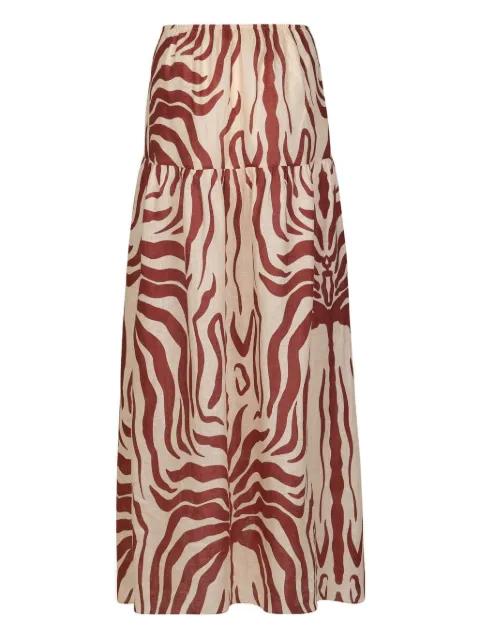 Bohemia tiered skirt by JOHANNA ORTIZ