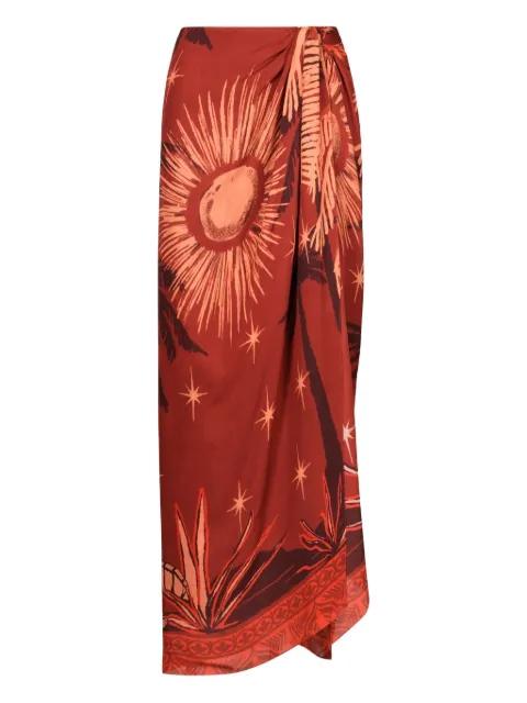 Dance Floor printed maxi skirt by JOHANNA ORTIZ