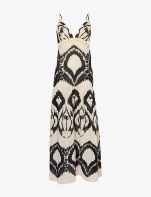 Ecublk Zea Palm Cotton Maxi Dress by JOHANNA ORTIZ