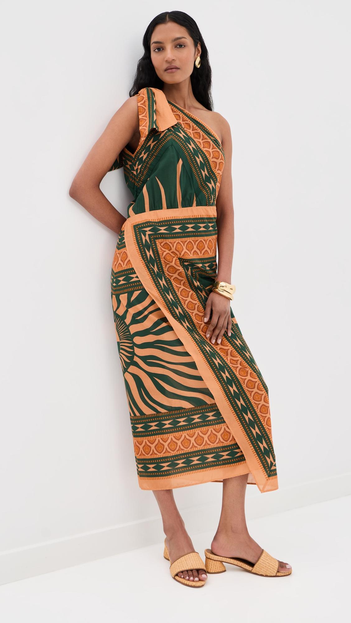 Embracing Courage Ankle Dress by JOHANNA ORTIZ