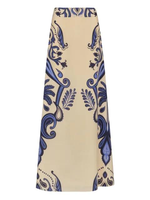 Everywhere paisley maxi skirt by JOHANNA ORTIZ