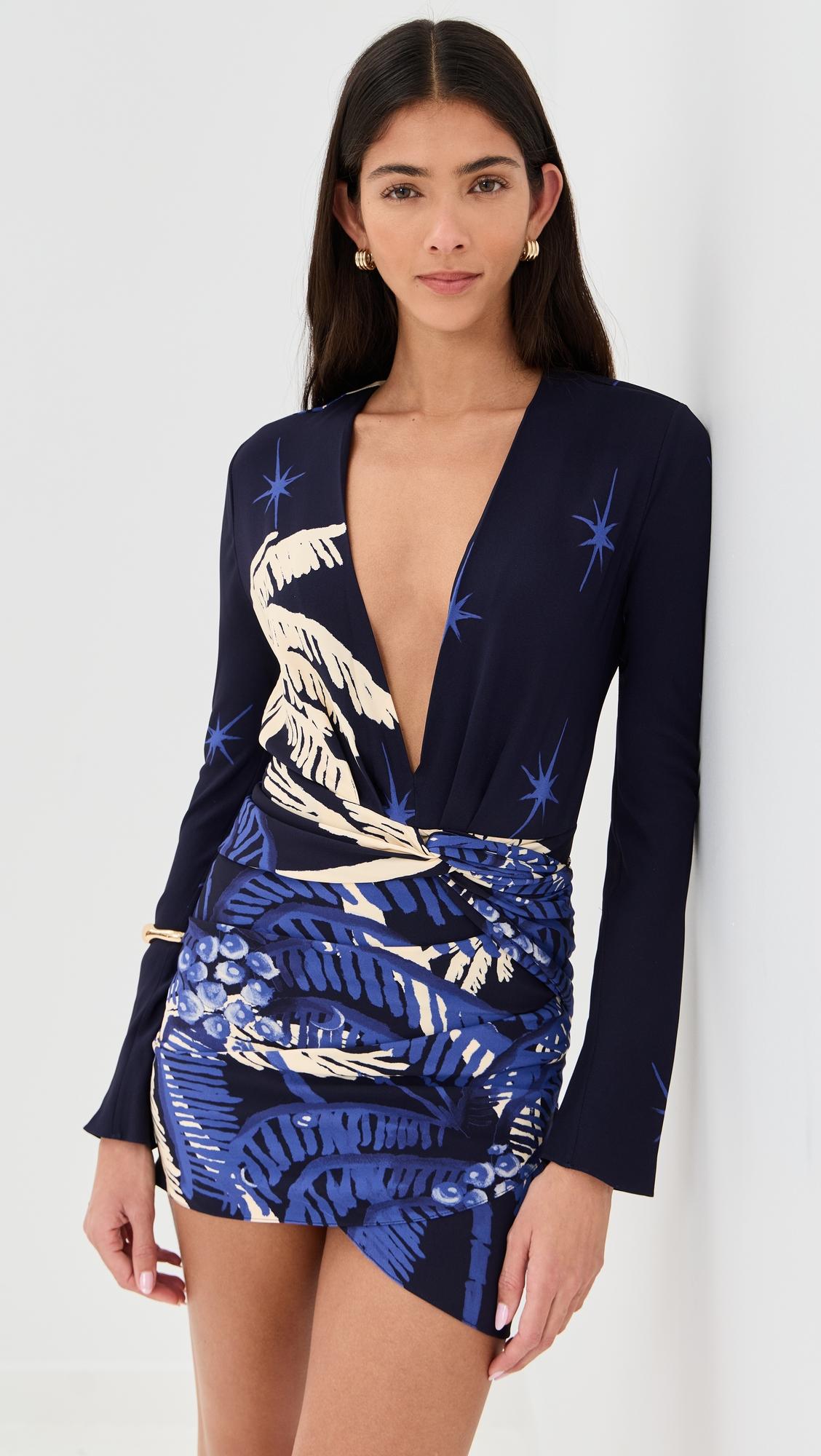 Gangaway Silk Mini Dress by JOHANNA ORTIZ