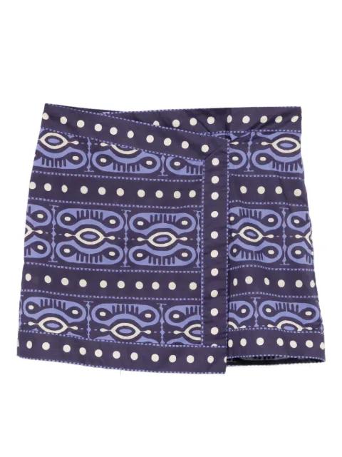 Hunting Roots dotted-print mini skirt by JOHANNA ORTIZ