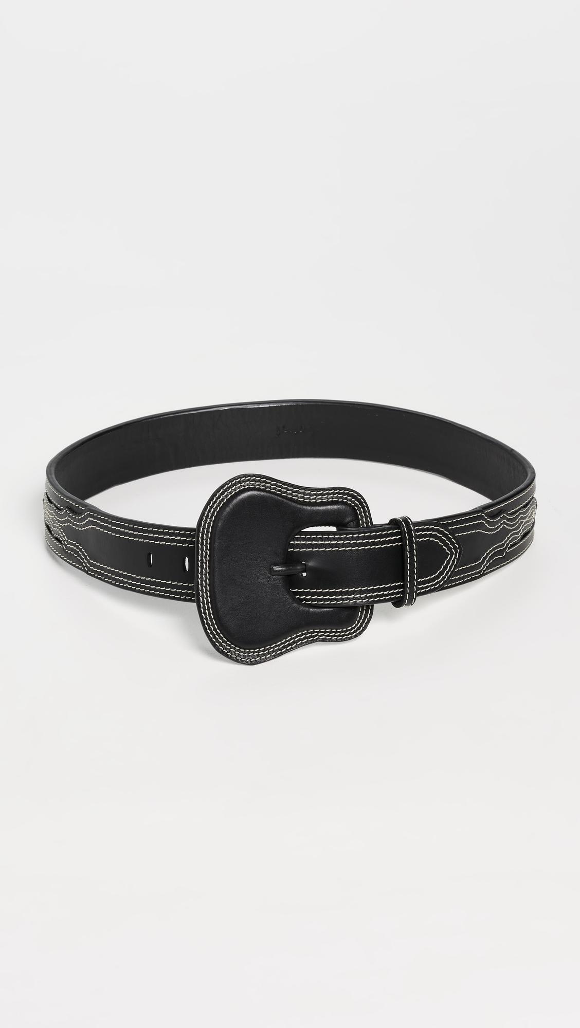 Iconic Black Military Prowess Belt by JOHANNA ORTIZ