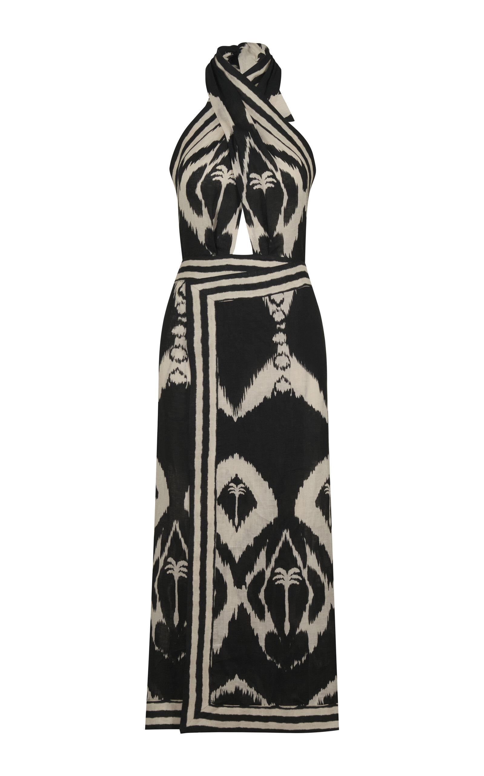 Johanna Ortiz Buen Viento Printed Linen Midi Dress - Moda Operandi by JOHANNA ORTIZ