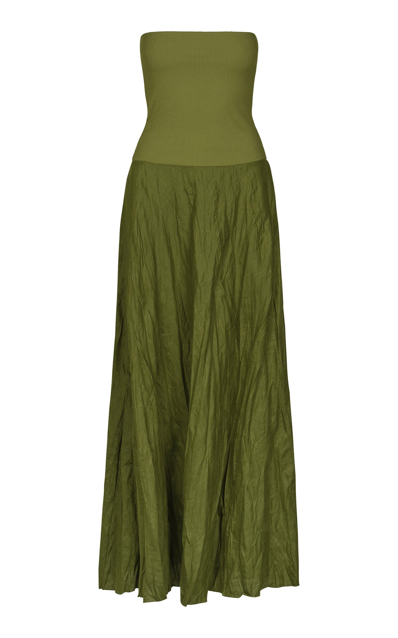 Johanna Ortiz Empowerment Movement Convertible Linen-Blend Maxi Dress - Moda Operandi by JOHANNA ORTIZ