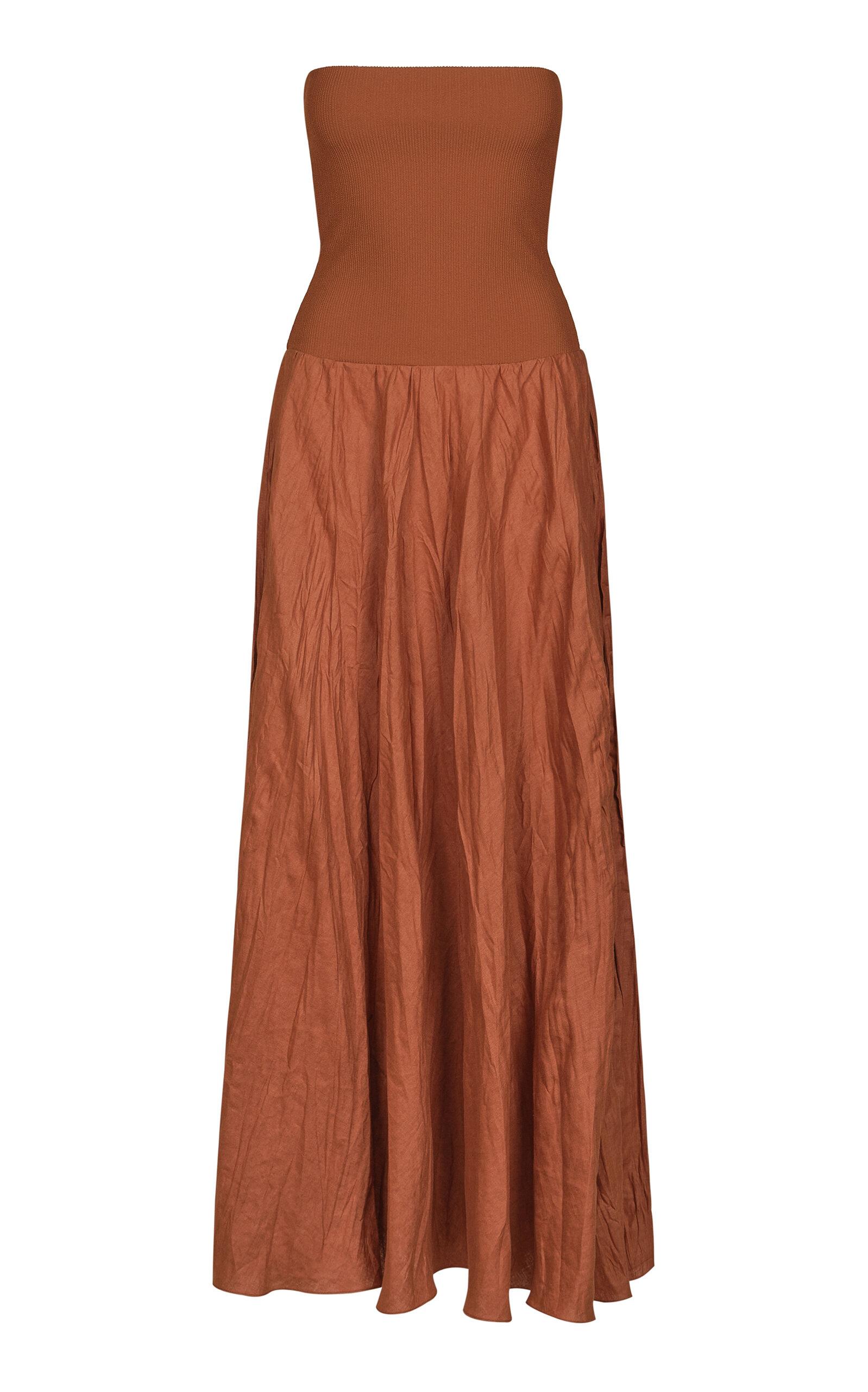 Johanna Ortiz Empowerment Movement Convertible Linen-Blend Maxi Dress - Moda Operandi by JOHANNA ORTIZ
