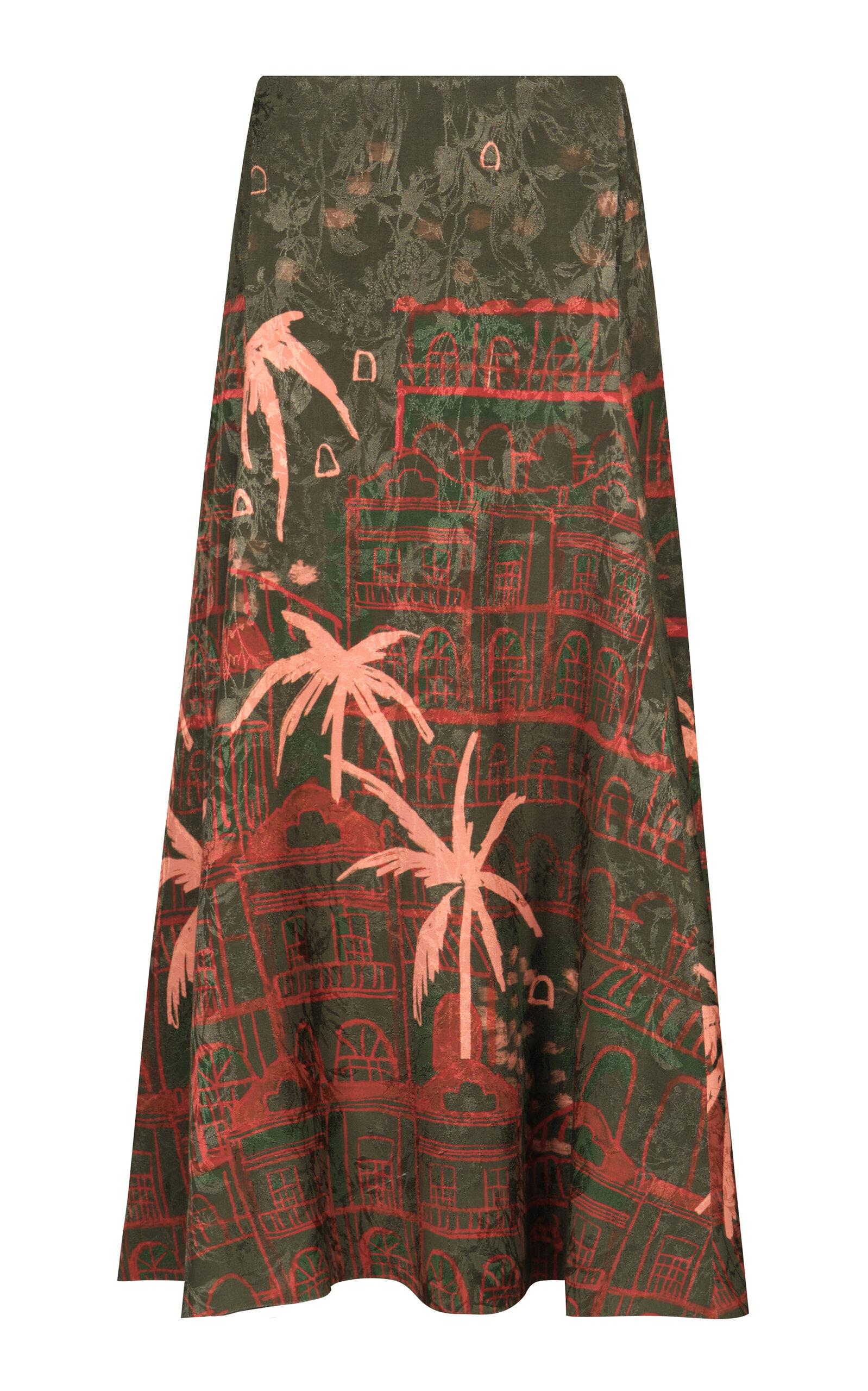 Johanna Ortiz Encanto De Isla Jacquard Maxi Skirt - Moda Operandi by JOHANNA ORTIZ