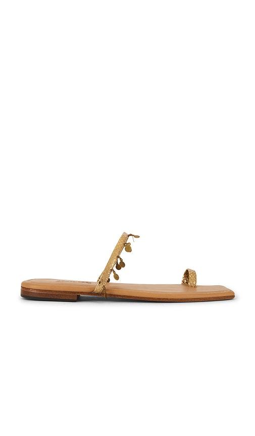 Johanna Ortiz Ethereal Waves Flats in Tan by JOHANNA ORTIZ