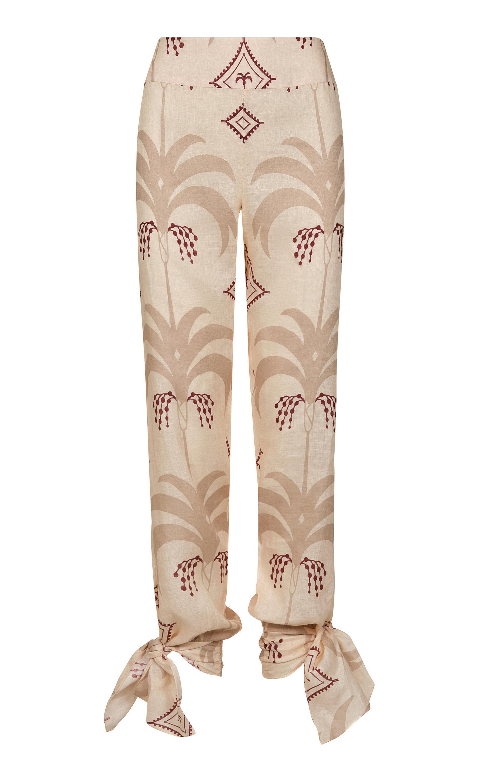 Johanna Ortiz Femininity Dramatic Printed Linen Pants - Moda Operandi by JOHANNA ORTIZ