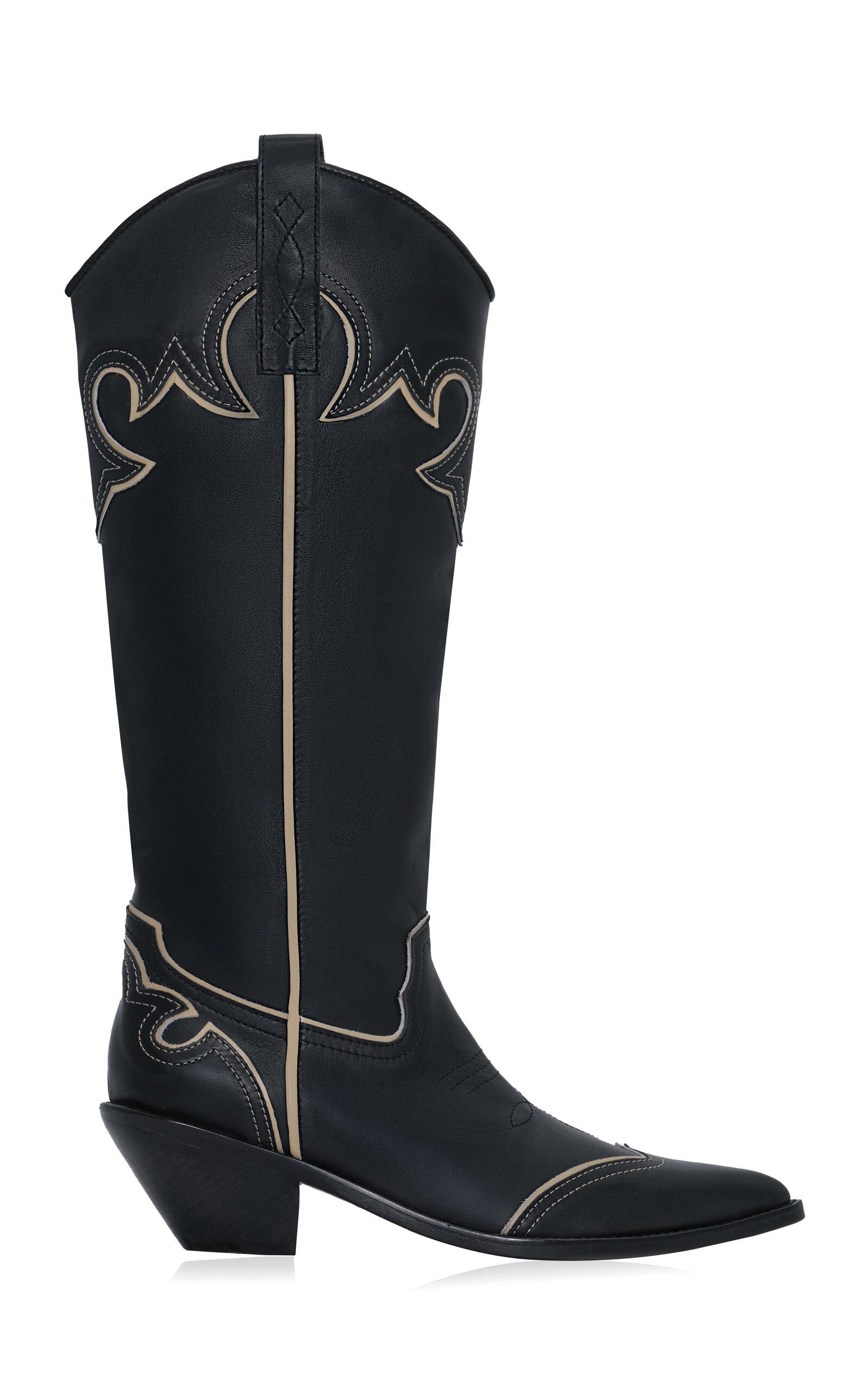 Johanna Ortiz Freedom Step 65mm Leather Cowboy Boots - Moda Operandi by JOHANNA ORTIZ