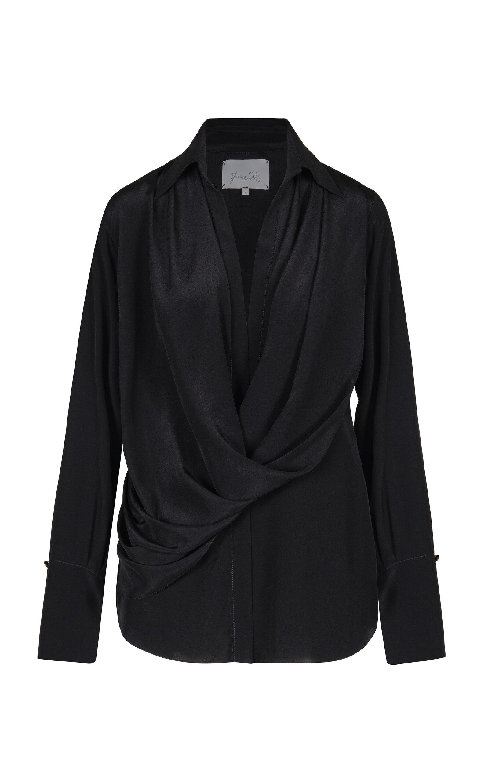 Johanna Ortiz Iconic Draped Silk Top - Moda Operandi by JOHANNA ORTIZ