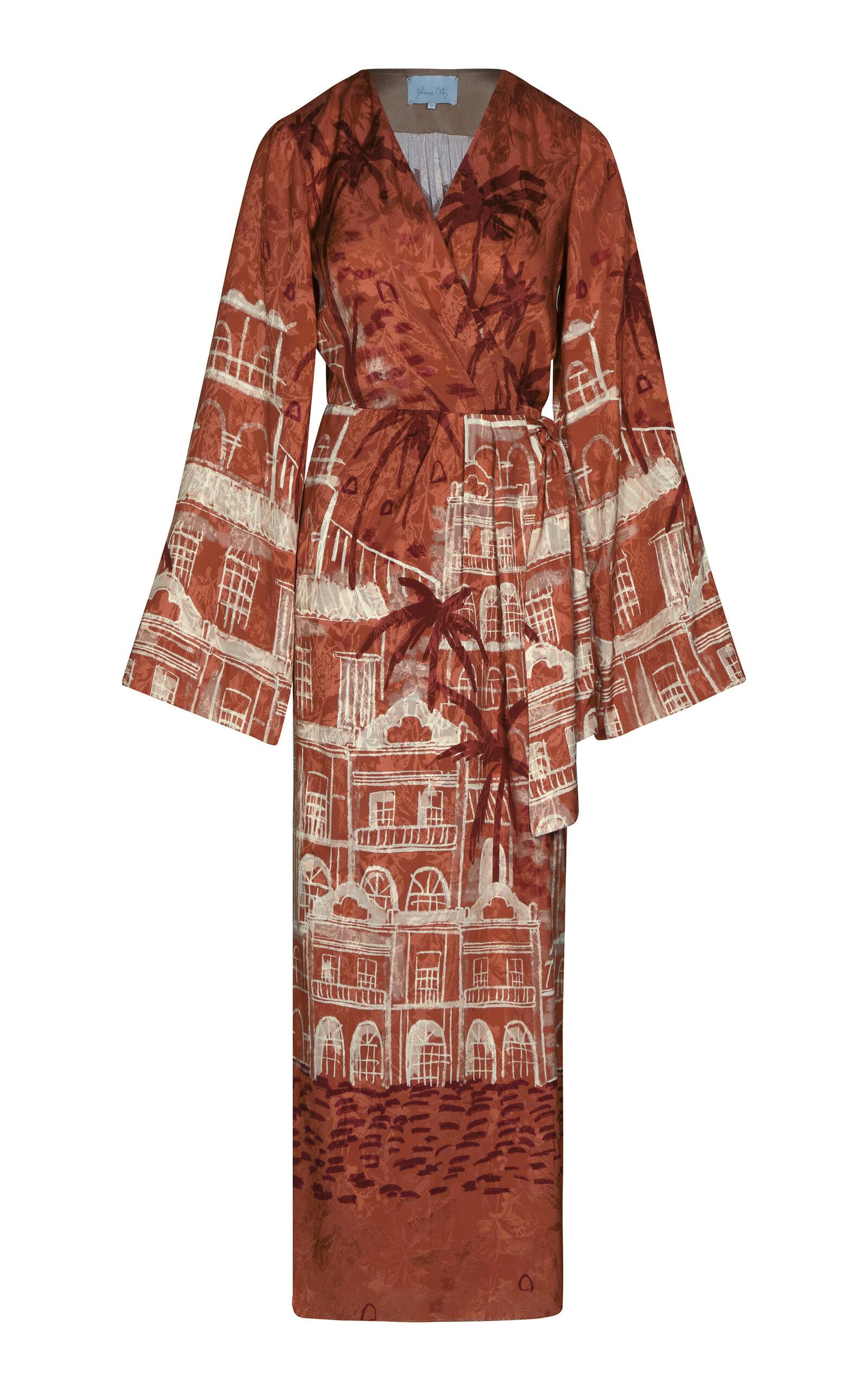 Johanna Ortiz Ollantay Jacquard Maxi Wrap Dress - Moda Operandi by JOHANNA ORTIZ